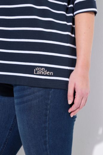 Plus size veliki brojevi Majica 3/4 rukava okruglog ovratnika za punije
