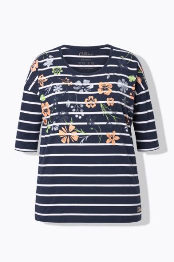 Plus size veliki brojevi Majica 3/4 rukava okruglog ovratnika za punije