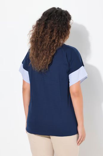 Plus size veliki brojevi Majica kratkih rukava okruglog ovratnika za punije