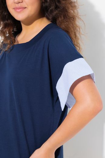 Plus size veliki brojevi Majica kratkih rukava okruglog ovratnika za punije