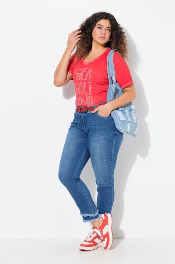 Plus size veliki brojevi Traperice uskih nogavica za punije