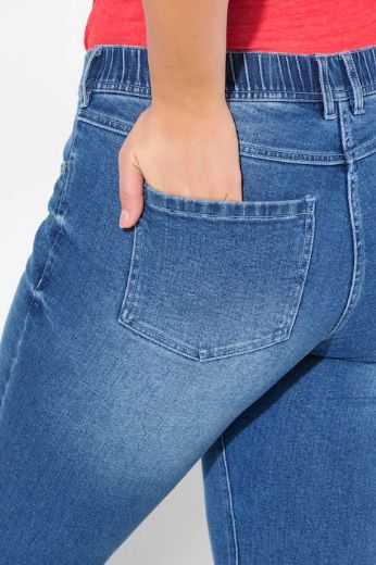 Plus size veliki brojevi Traperice uskih nogavica za punije