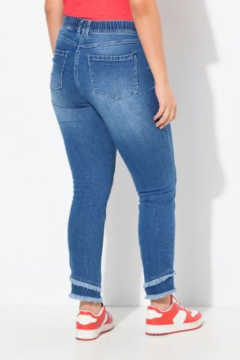 Plus size veliki brojevi Traperice uskih nogavica za punije