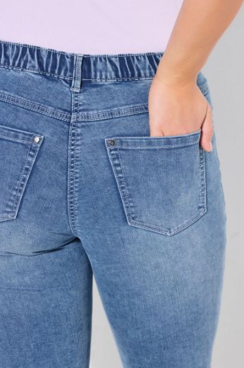 Plus size veliki brojevi Traperice uskih nogavica za punije