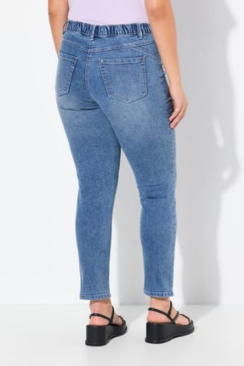 Plus size veliki brojevi Traperice uskih nogavica za punije