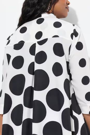 Plus size veliki brojevi Tunika 3/4 rukava V ovratnika za punije