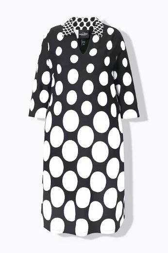 Plus size veliki brojevi Haljina midi 3/4 rukava za punije
