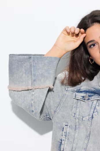 Plus size veliki brojevi Jakna od trapera za punije