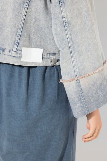 Plus size veliki brojevi Jakna od trapera za punije