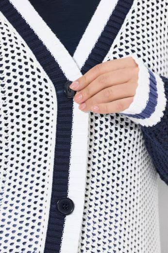Plus size veliki brojevi Kardigan na kopčanje za punije