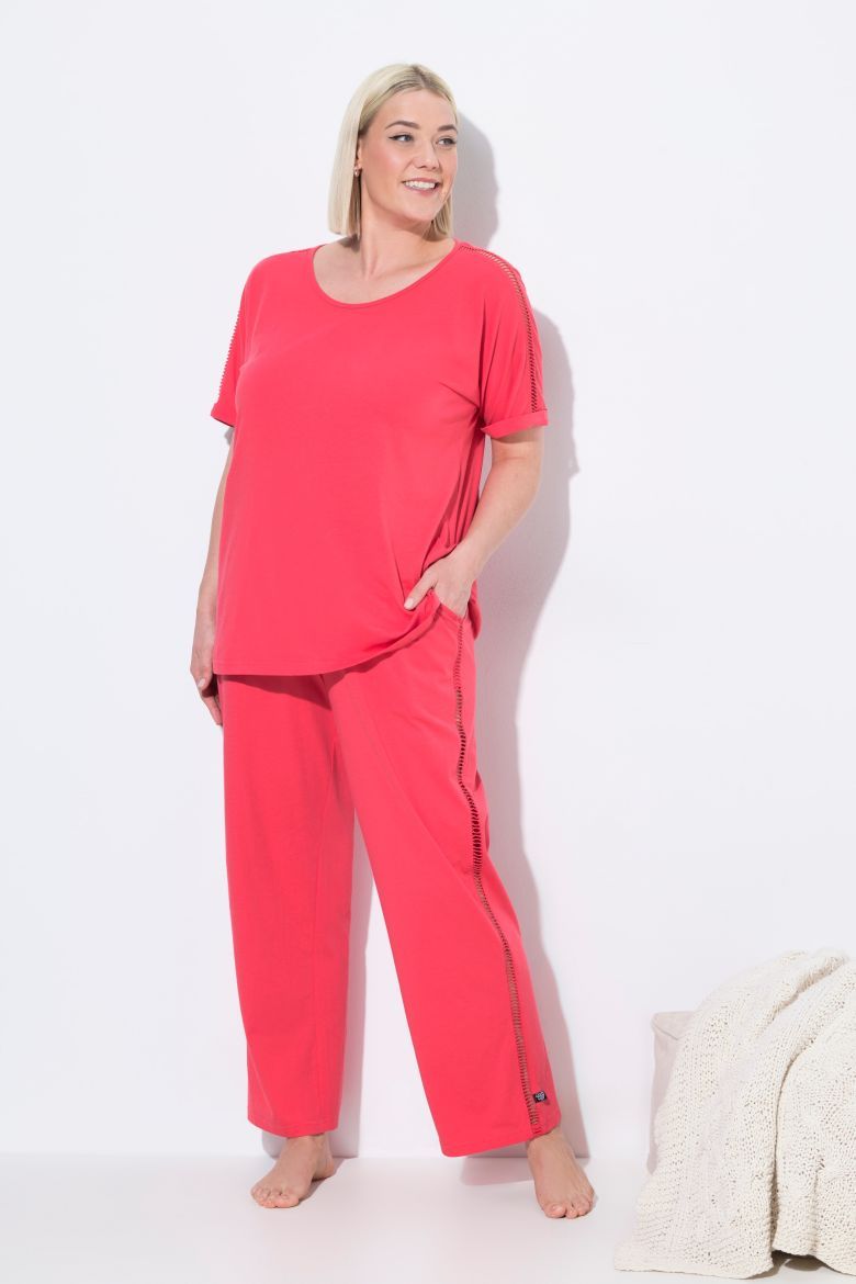 Plus size veliki brojevi Pidžama kratkih rukava i dugih nogavica za punije