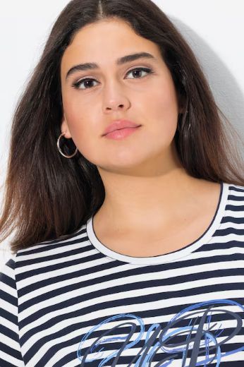 Plus size veliki brojevi Majica kratkih rukava okruglog ovratnika za punije