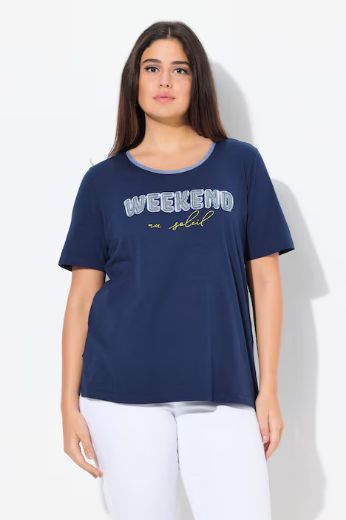 Plus size veliki brojevi Majica kratkih rukava okruglog ovratnika za punije