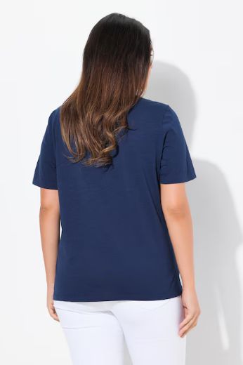 Plus size veliki brojevi Majica kratkih rukava okruglog ovratnika za punije