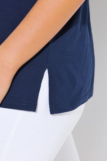 Plus size veliki brojevi Majica kratkih rukava okruglog ovratnika za punije