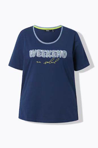 Plus size veliki brojevi Majica kratkih rukava okruglog ovratnika za punije