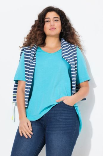 Plus size veliki brojevi Majica kratkih rukava A kroja za punije