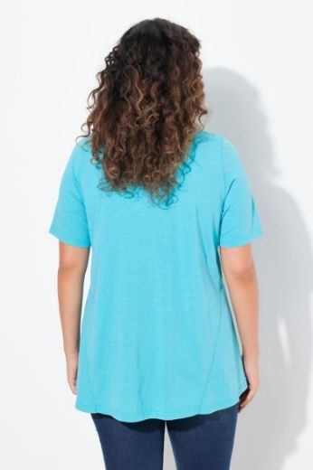 Plus size veliki brojevi Majica kratkih rukava A kroja za punije