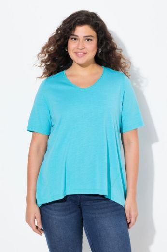 Plus size veliki brojevi Majica kratkih rukava A kroja za punije