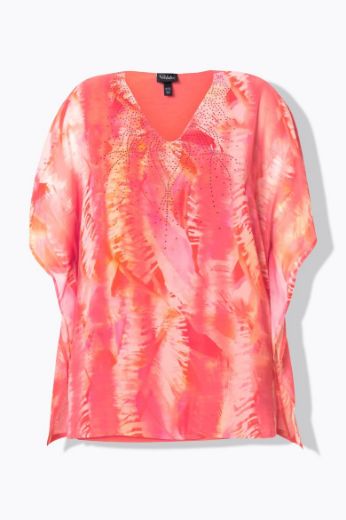Plus size veliki brojevi Bluza kratkih rukava V ovratnika za punije