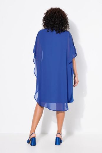 Plus size veliki brojevi Haljina elegantna  s dekorativnim ukrasima na ramenima za punije