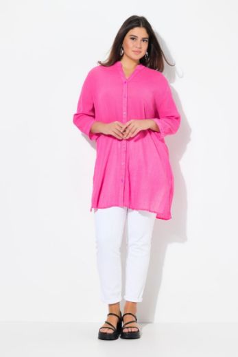 Plus size veliki brojevi Bluza dužeg kroja 3/4 rukavi za punije