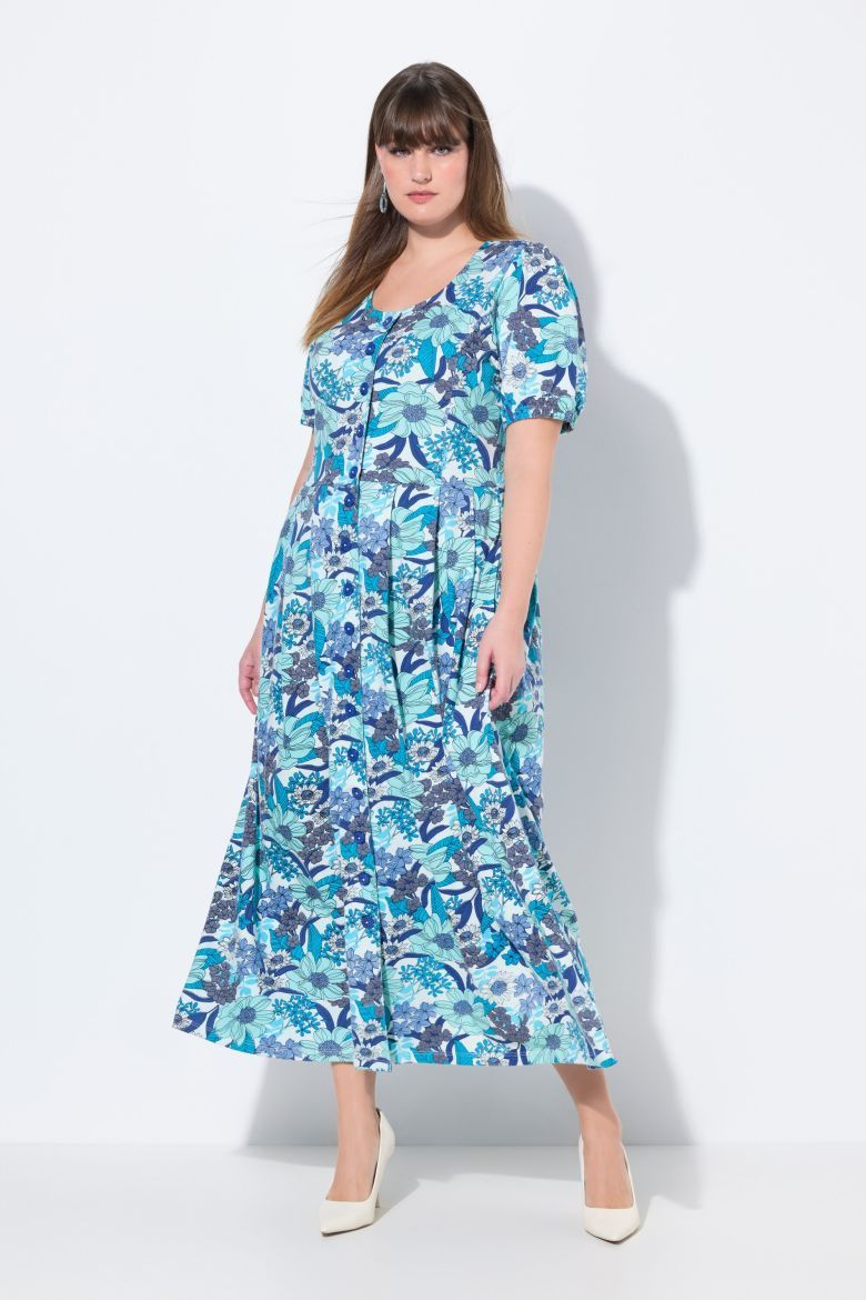 Plus size veliki brojevi Haljina maxi cvjetnog uzorka za punije