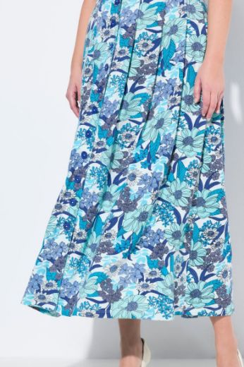 Plus size veliki brojevi Haljina maxi cvjetnog uzorka za punije