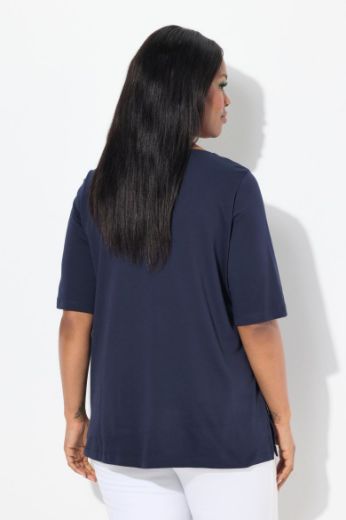 Plus size veliki brojevi Majica A kroja kratkih rukava za punije