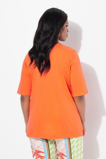 Plus size veliki brojevi Majica A kroja kratkih rukava za punije