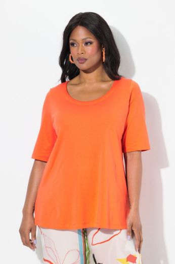 Plus size veliki brojevi Majica A kroja kratkih rukava za punije