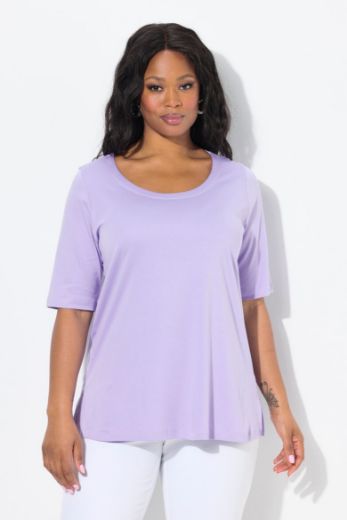 Plus size veliki brojevi Majica A kroja kratkih rukava za punije