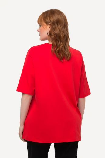 Plus size veliki brojevi Majica s ukrasima na ovratniku za punije