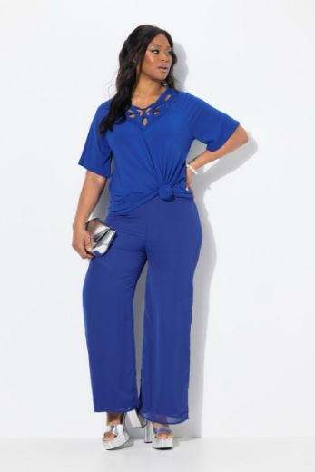 Plus size veliki brojevi Hlače elegantne šireg kroja nogavica za punije