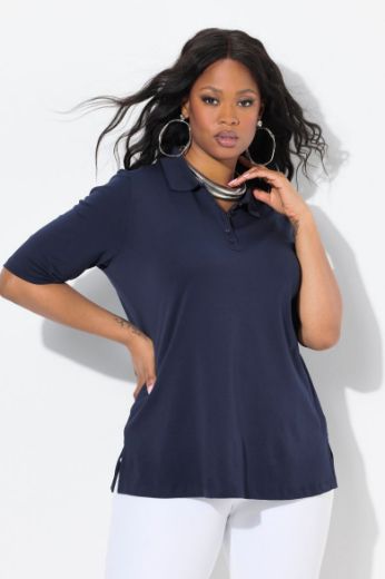 Plus size veliki brojevi Majica Polo kratkih rukava za punije