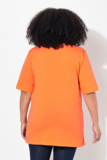 Plus size veliki brojevi Majica V izrez Basic za punije