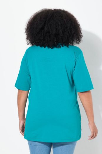 Plus size veliki brojevi Majica V izrez Basic za punije
