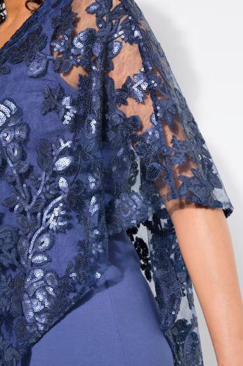 Plus size veliki brojevi Haljina elegantna s čipkom za punije