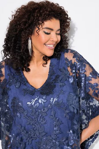Plus size veliki brojevi Haljina elegantna s čipkom za punije