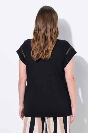 Plus size veliki brojevi Majica kratkih rukava V ovratnika za punije