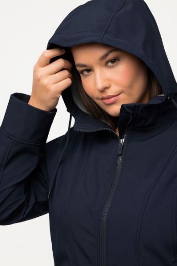 Plus size veliki brojevi Jakna od flisa s kapuljačom za punije