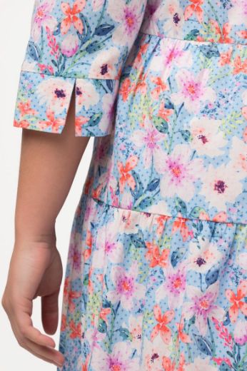 Plus size veliki brojevi Haljina 3/4 rukava A kroja za punije