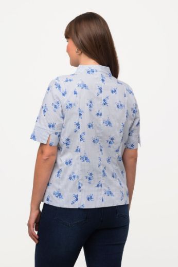 Plus size veliki brojevi Bluza polu rukava cvjetnog uzorka za punije