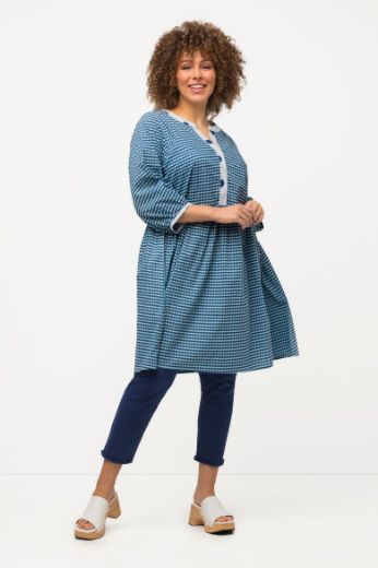 Plus size veliki brojevi Tunika 3/4 rukava A kroja za punije
