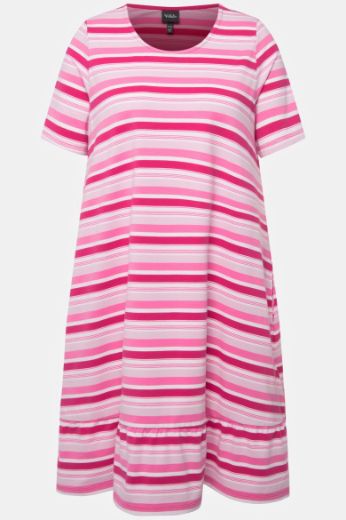 Plus size veliki brojevi Haljina midi A kroja za punije