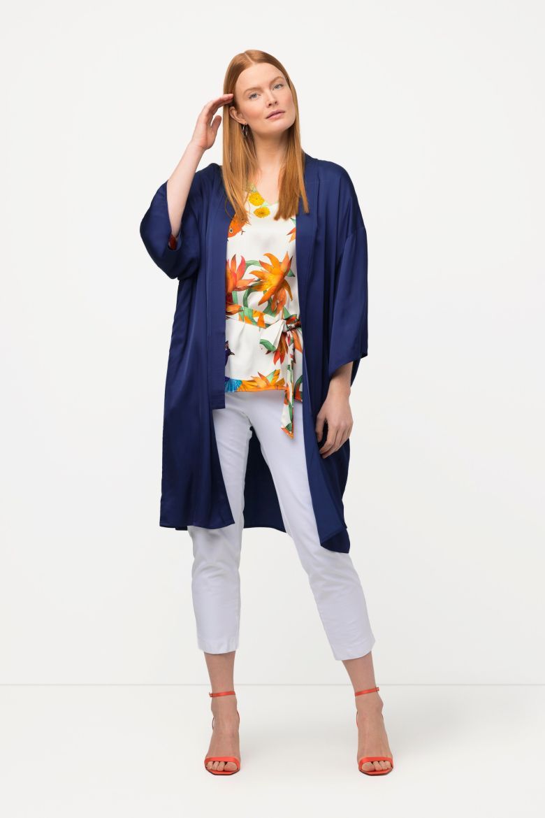 Plus size veliki brojevi Bluza 3/4 rukava dužeg kroja za punije