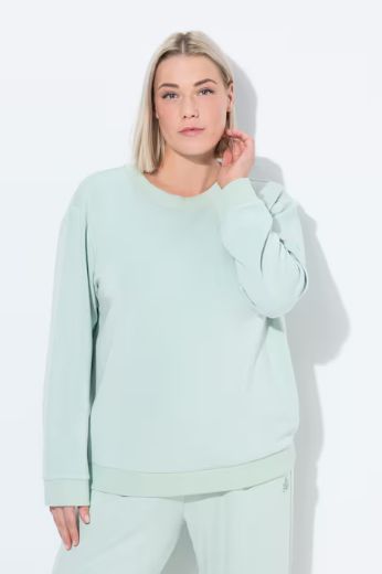 Plus size veliki brojevi Majica dugih rukava s izrezom na leđima za punije