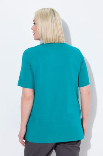 Plus size veliki brojevi Majica A kroj V ovratnik za punije