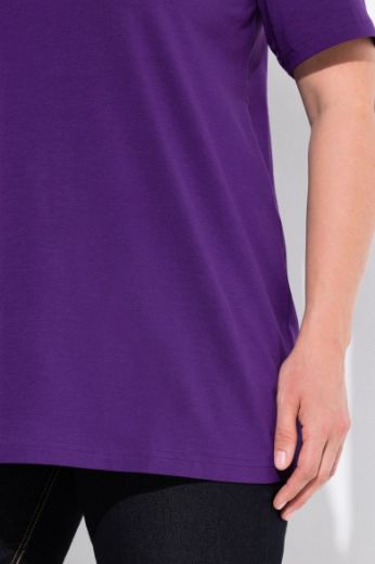 Plus size veliki brojevi Majica A kroj V ovratnik za punije