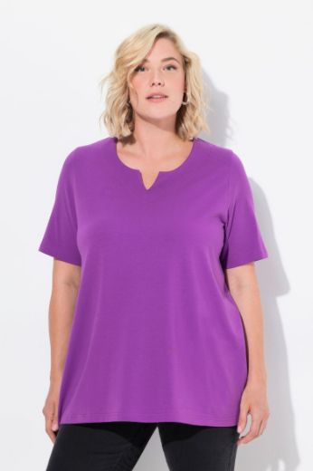 Plus size veliki brojevi Majica A kroj V ovratnik za punije